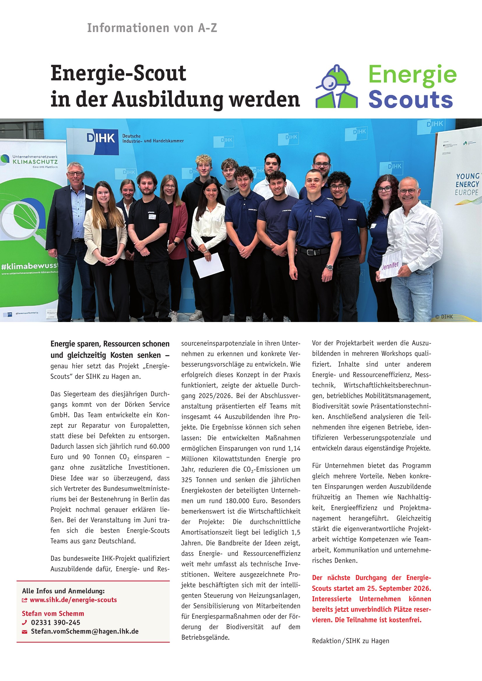 Azubi-Kompass 2027 - Energie-Scout in der Ausbildung