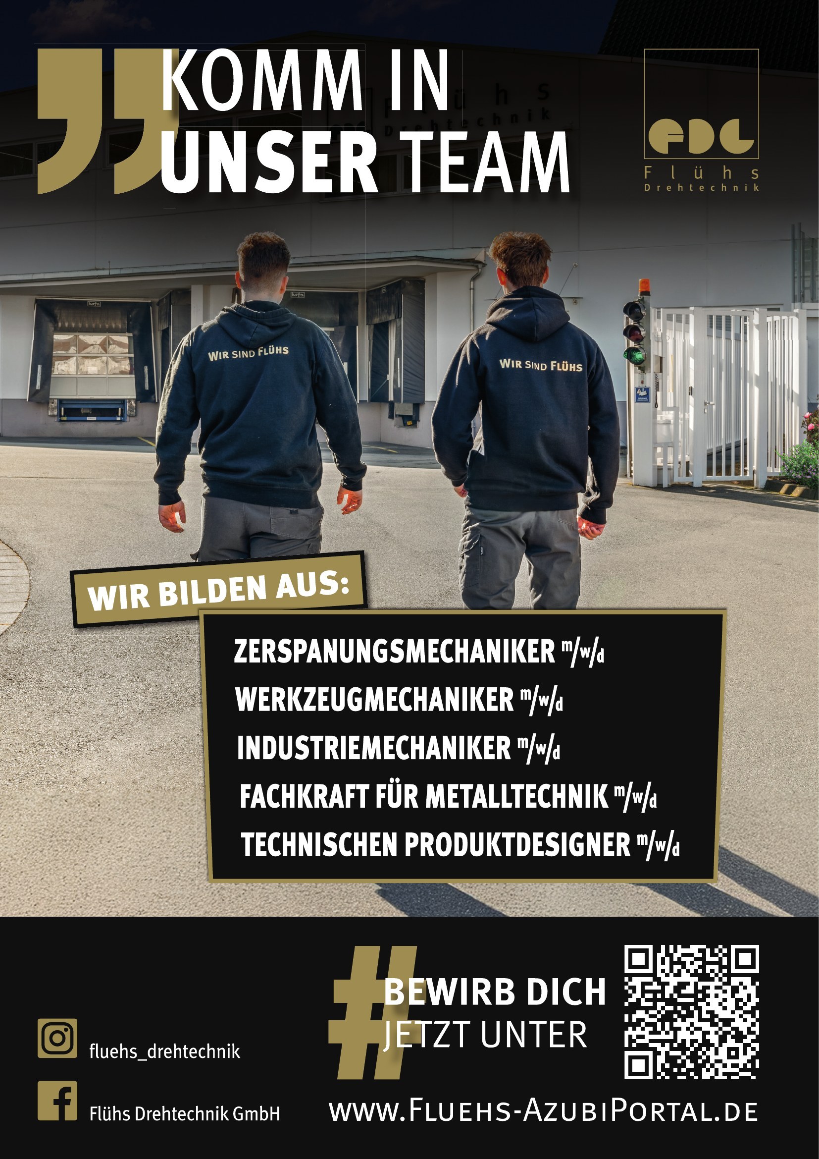 Anzeige Flühs Drehtechnik